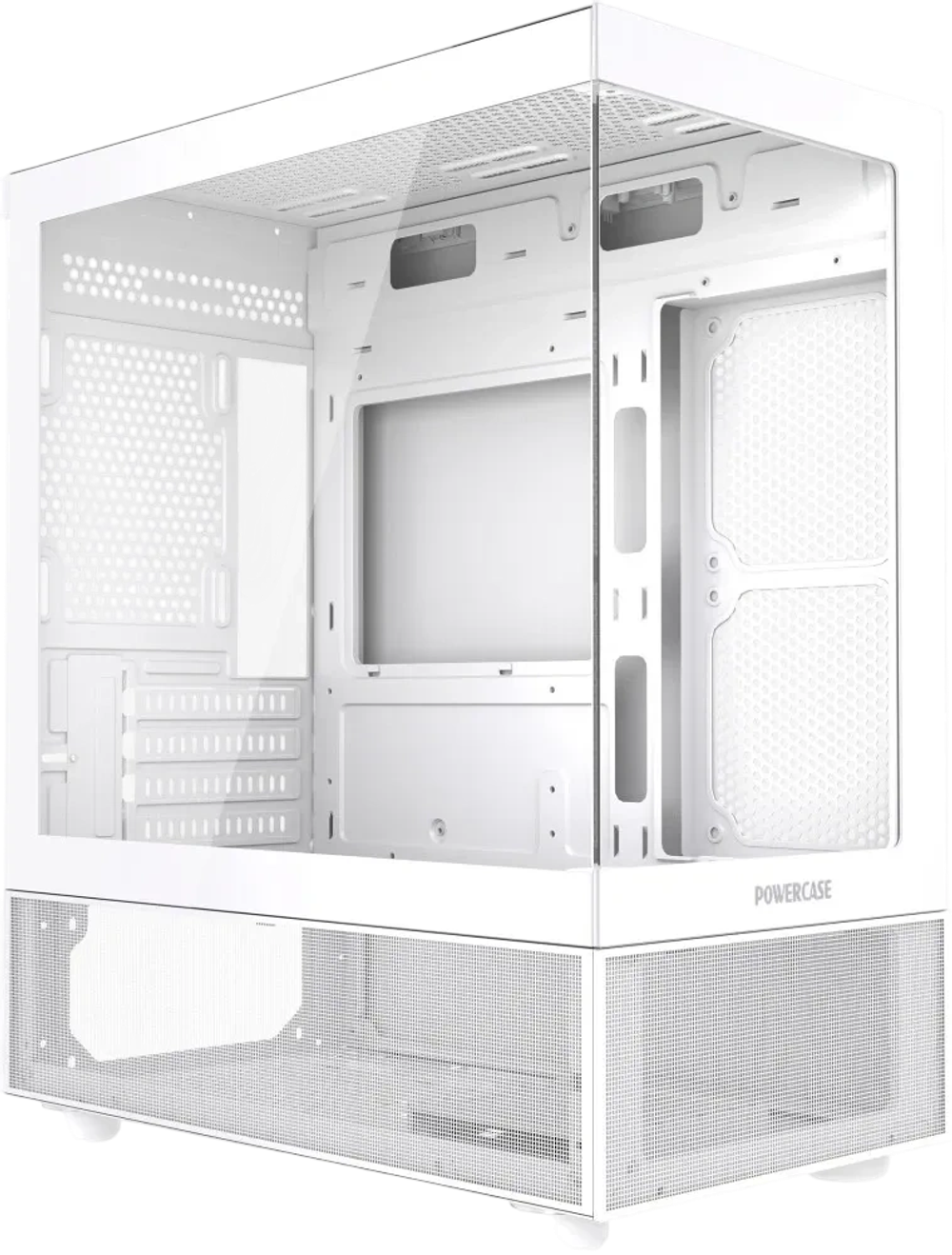 Корпус Powercase Vision Micro M2 TG White (CVMWM2-L0)