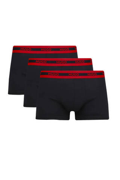 Трусики-боксеры 3шт. TRUNK TRIPLET PLANE Hugo Bodywear - черный(50503083)