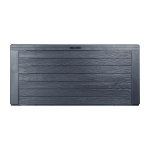 Ящик для хранения Prosperplast Woodebox 280л, антрацит