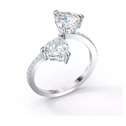 ATTRACT SOUL:RING HRT CZWH/CRY/RHS 58 5535193