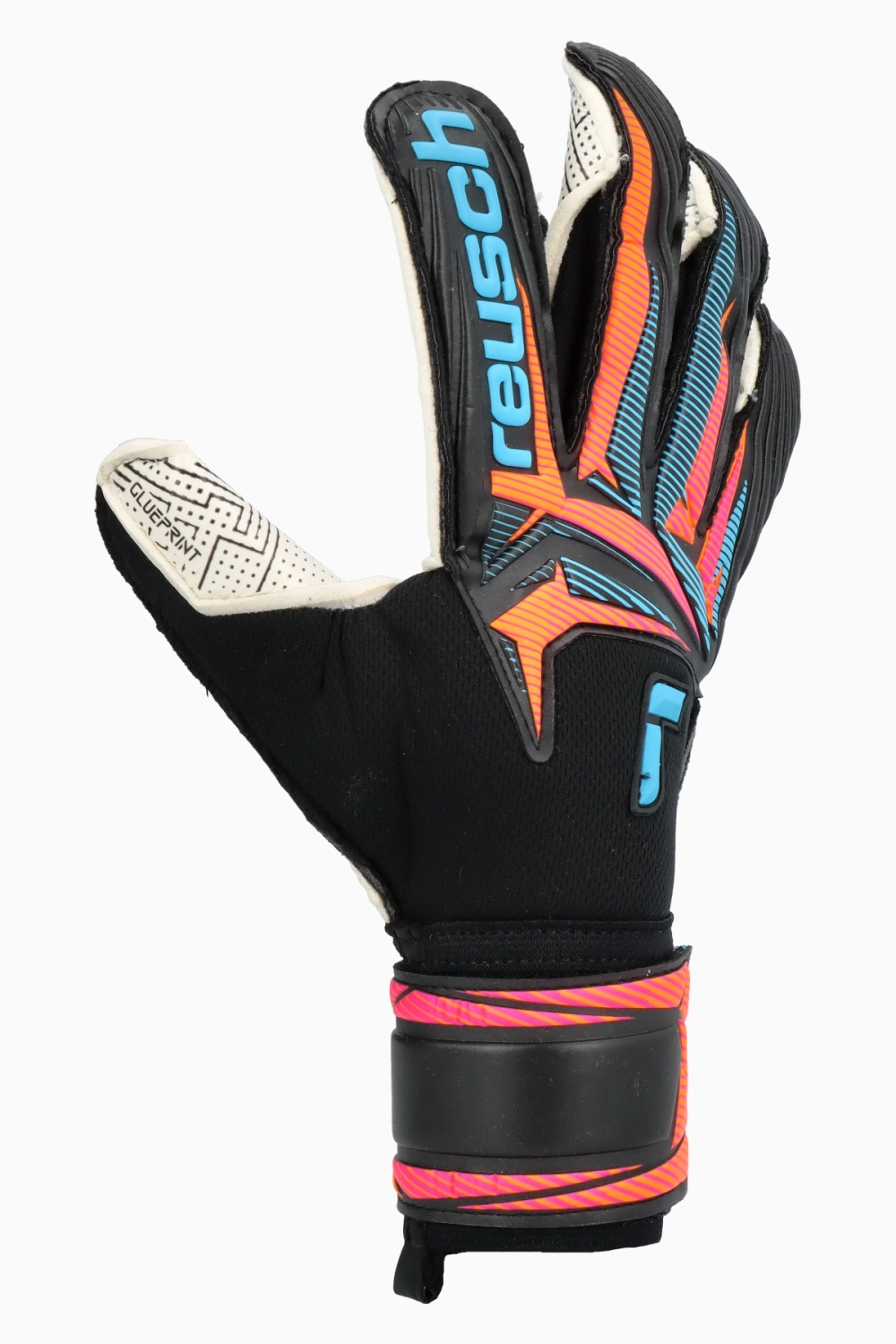 Вратарские перчатки Reusch Attrakt Advance Evolution Glueprint - черный
