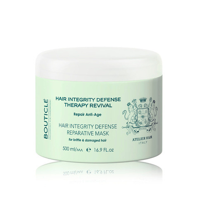 Укрепляющая восстанавливающая маска для истонченных, хрупких и поврежденных волос Bouticle Hair Integraty Defense Reparative Mask