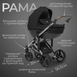 Модульная коляска BubaGO Rosano 3в1