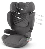 Автокресло группы 2/3 Cybex Solution T i-Fix Plus, Mirage Grey