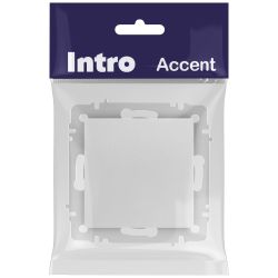 Выключатель Intro Accent 6-101-03 , 10А-250В, IP20, СУ, AL/CU, алюминий | Intro