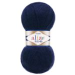 Пряжа Alize (Ализе) Angora Real 40 / уп.5 мот. по 100 г, 430 м, 58 темно-синий