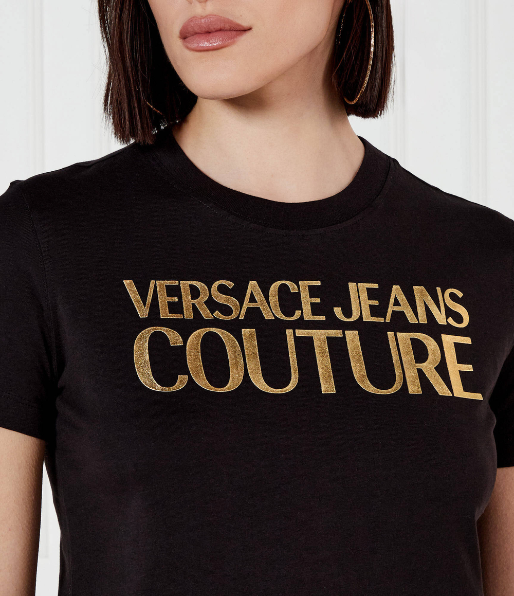 Футболка Versace Jeans Couture - черный(78HAHT01CJ00T)