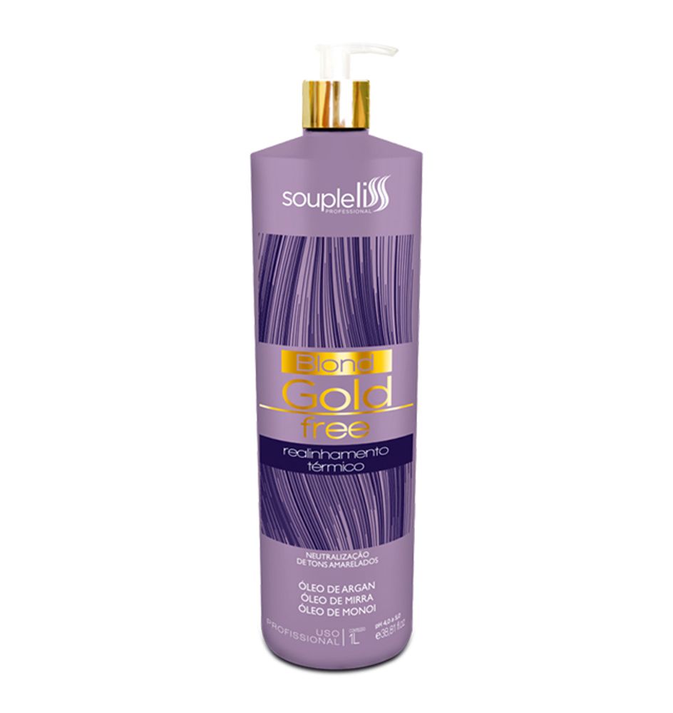 Soupleliss Нанопластика Gold Free BLOND с нейтрализацией желтизны АКЦИЯ! Вывод из ассортимента