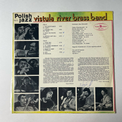 Винтажная виниловая пластинка LP Vistula River Brass Band Entertainer (Польша 1977) Польский Джаз