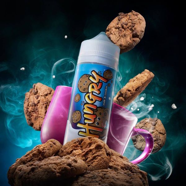 Купить Жидкость для электронной сигареты Hungry Milk & Cookie