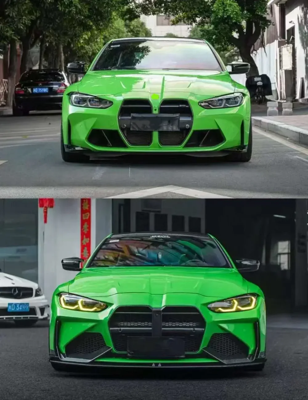 Карбоновый передний бампер для BMW M4 G82 2020+ БМВ