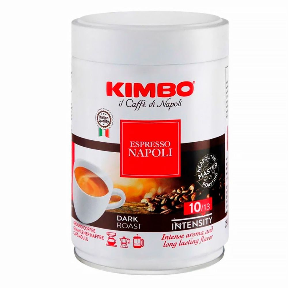 Кофе Kimbo Espresso Napoletano молотый жб 250гр