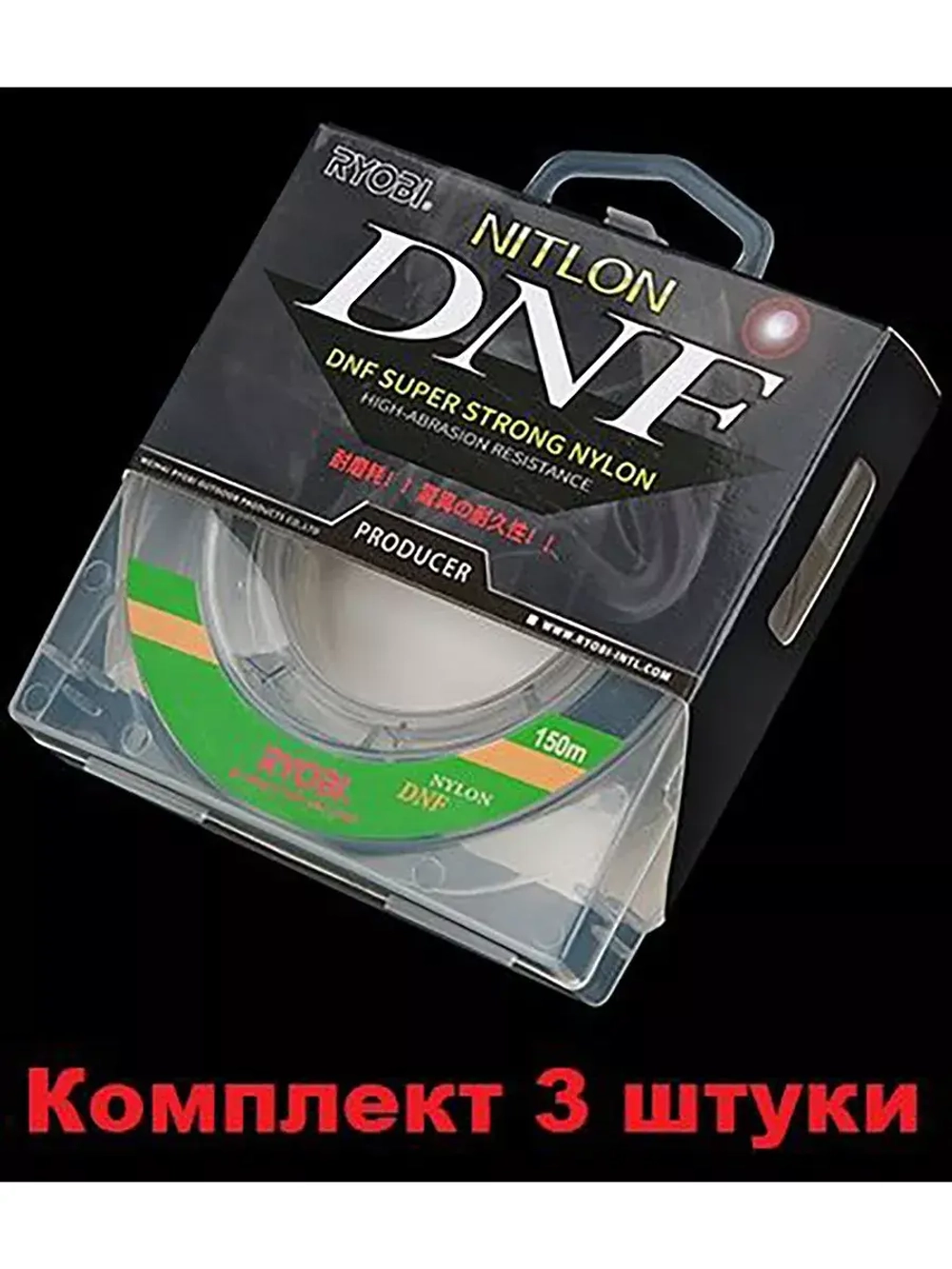 Леска рыболовная DNF 150m 0,305mm gray-03