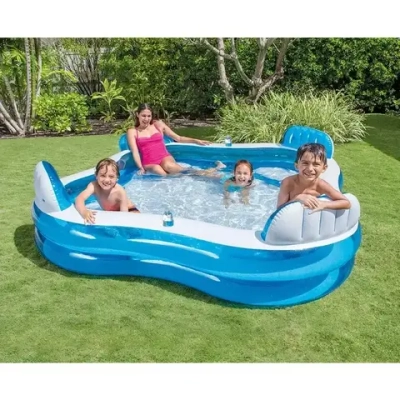 Бассейн надувной 229*229*66 см Lounge Pool Intex (56475NP)