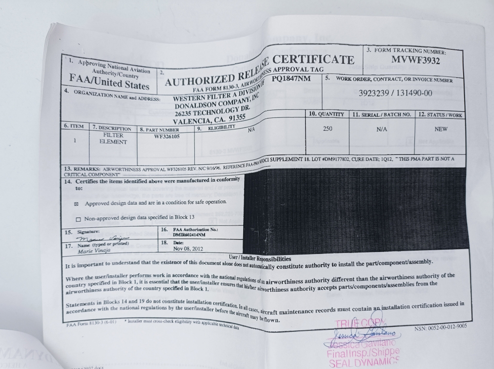 Фильтр WF326105