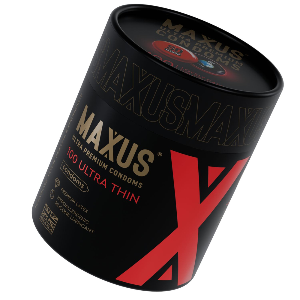 Ультратонкие презервативы в кейсе MAXUS So Much Sex - 100 шт.