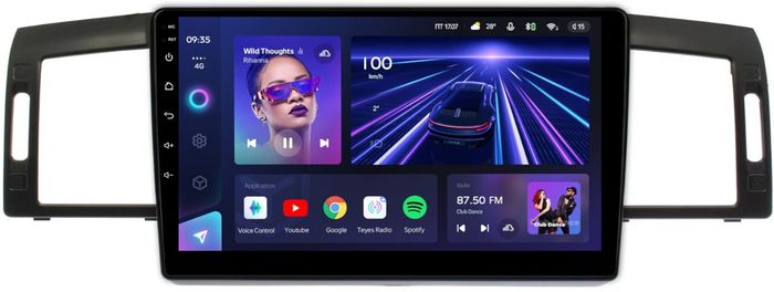Магнитола для Infiniti M35, M45 Y50 2004-2009 - Teyes CC3L монитор 9" IPS на Android 10, CarPlay, 4G SIM-слот