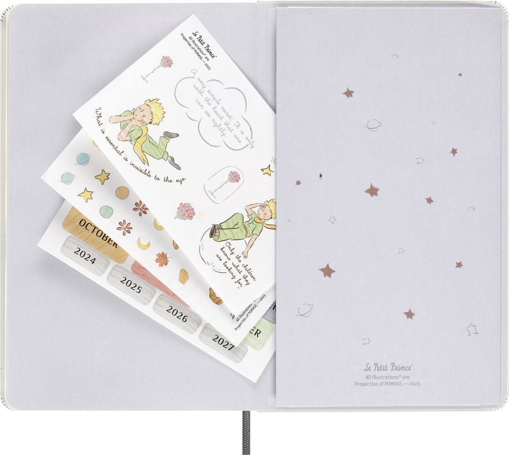Набор Moleskine LE Petit Prince (BUNDUNDPP0412MWH) недат. еженедельник и блокнот в линейку в подарочной коробке
