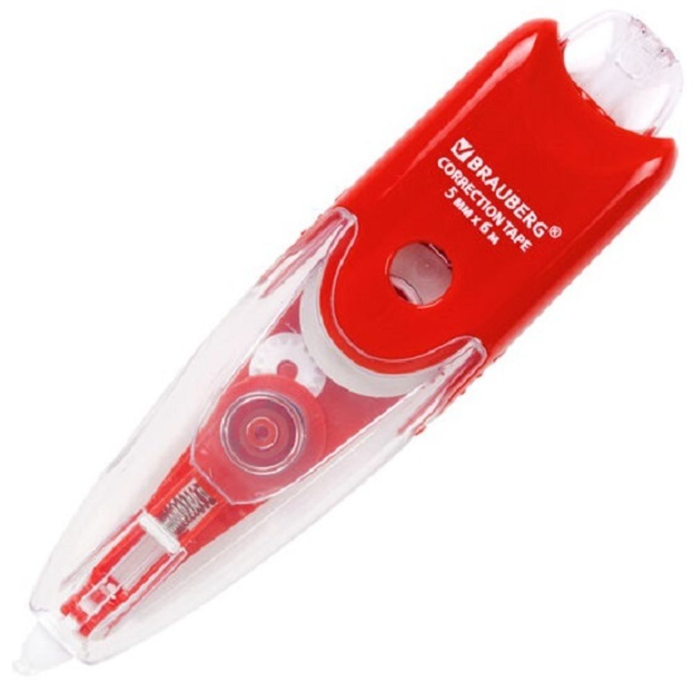 Корректирующая лента Brauberg Click, 5мм/6м, в блистере