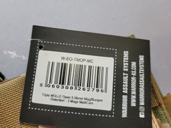 WARRIOR TRIPLE OPEN MAG POUCH MULTICAM