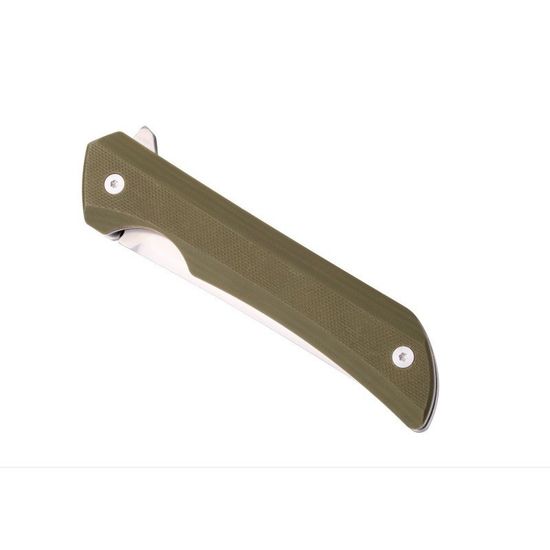 Складной нож Ruike Hussar P121 зеленый c клинком из стали Sandvik™ 14C28N, рукоять G10