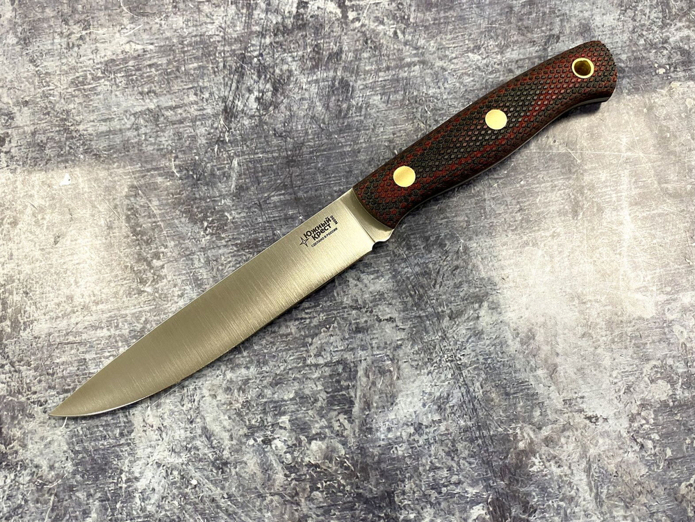 Нож Slender M, N690, микарта красно-черная, 212.0954