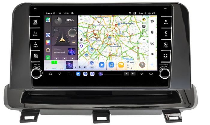 Магнитола для Nissan Rogue T33, X-Trail T33 2020+ - Kuberg SF-1670-A (кнопки и крутилки), Android 12, Быстрая, CarPlay, 4G SIM-слот