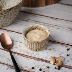 Соусник 90 мл d 7 см h4 см круглый Рамекин фарфор Brown Spider Silk P.L. Proff Cuisine [12]