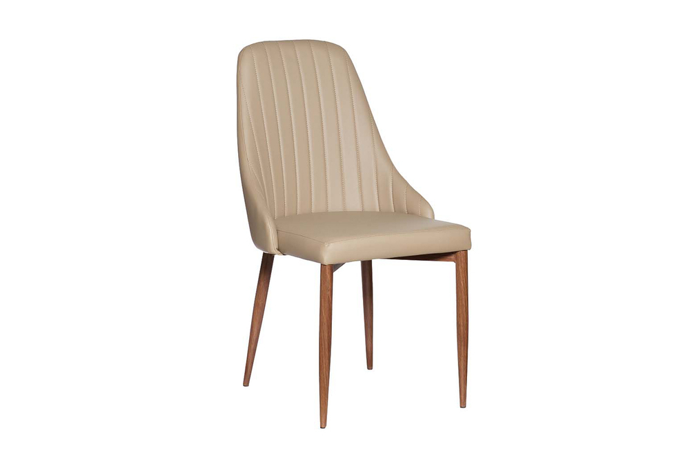 Стул Garda Decor экокожа бежевая 44*58*90 см (2)