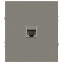 Розетка ЭРА Arktik 16-3107-07 информационная RJ45 титан | Эра Arktik