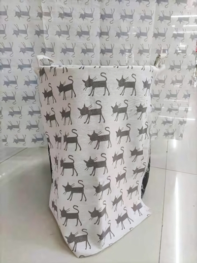 Корзина для хранения круглая Кошечки 45*35 см