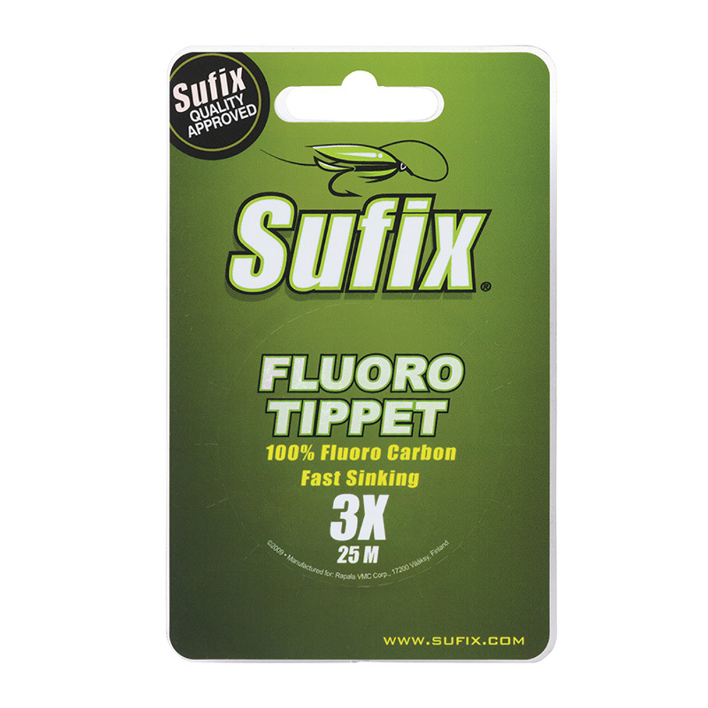 Леска SUFIX Fluoro Tippet прозрачная 25 м 0.318 мм 5,4 кг