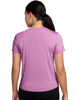 Женская теннисная футболка Nike Dri-Fit One Classic - light magenta/white