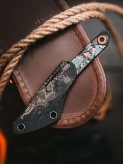 Нож NC Custom KOI (Остров сокровищ LE, BSW, Black)