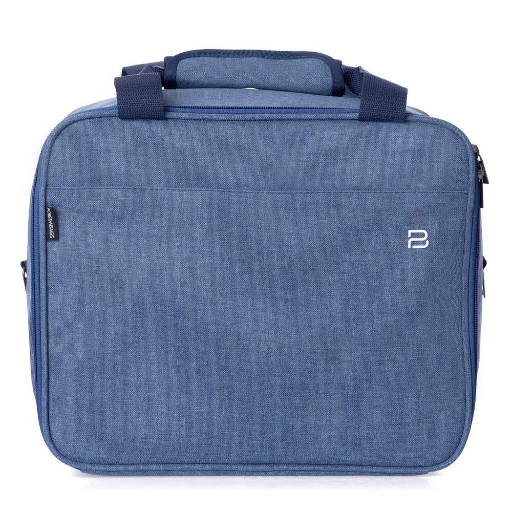 Сумка дорожная для ручной клади Pobedabags Комфорт синий 36 x 30 x 27