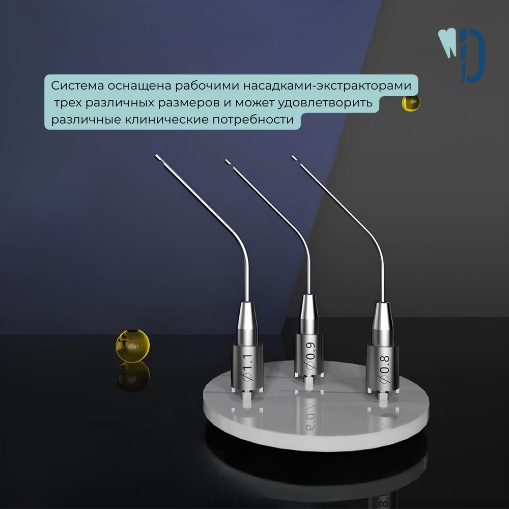 Система удаления файлов Endo file removal kit насадки экстракторы