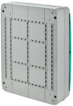 Корпус пластиковый КМПн-54 IP65 зеленая прозрачная дверь TEKFOR IEK