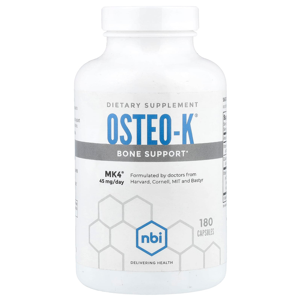 NBI, Osteo-K®, 180 капсул