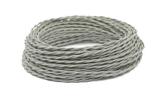 Ретро провод витой Серый Interior Wire Twist Магус ТМ ПВР-СЕР / 2х1,5