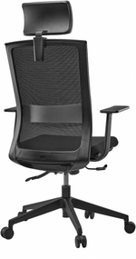 Кресло эргономичное SCHAIRS MATIC M20-M01E каркас / база black, ткань/ сетка черная