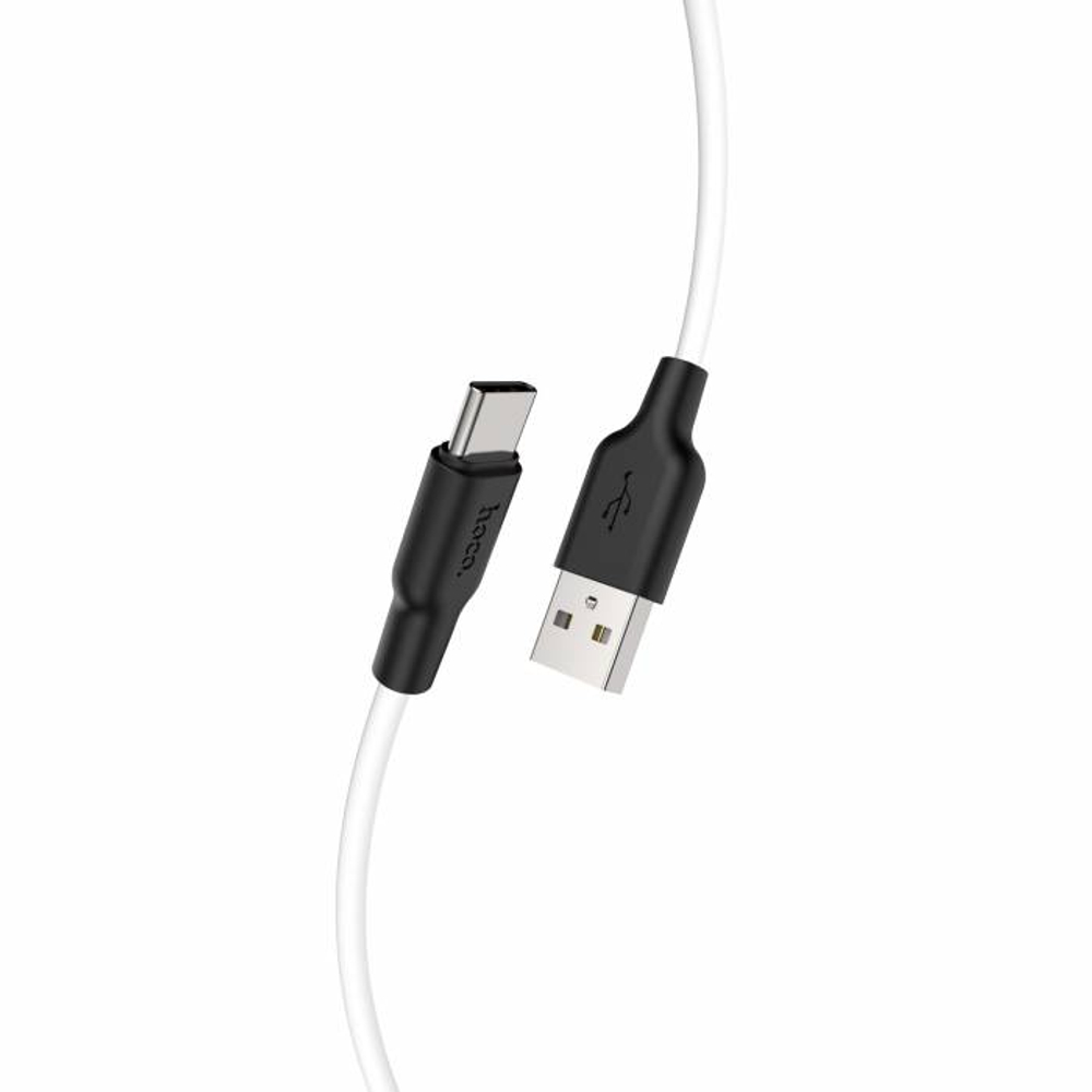 Кабель USB на Type-C Hoco X21 Plus 1M Silicone (white)