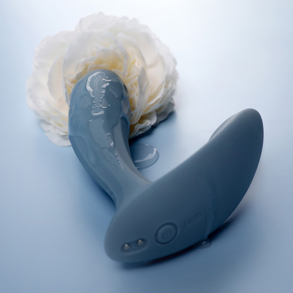 Голубой интерактивный вибратор для точки G Svakom Erica Dusty-Blue App-Controlled Wearable Vibrator SC015A-DB
