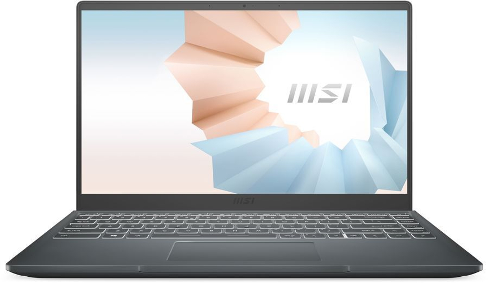 Ноутбук MSI Modern 14 B5M-244XRU 9S7-14DL24-244 dk.grey 14" FHD AMD Ryzen 5 5500U/16Gb/512Gb SSD/DOS