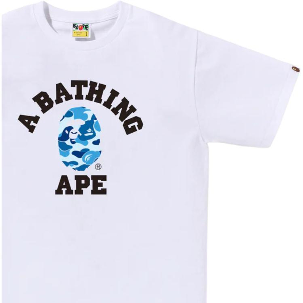A Bathing Ape Bathing Ape Ss26 Футболка белый синий