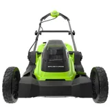 Газонокосилка аккумуляторная Greenworks GD24X2LM411, 2х24V, 41 см, бесщеточная, без АКБ и ЗУ (2520907) — фото 4