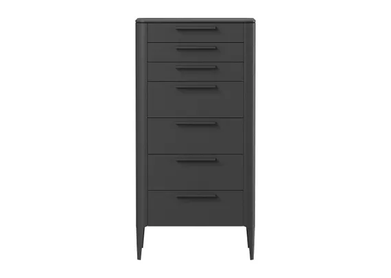 Комод Type oak высокии? 7 ящиков (черный)