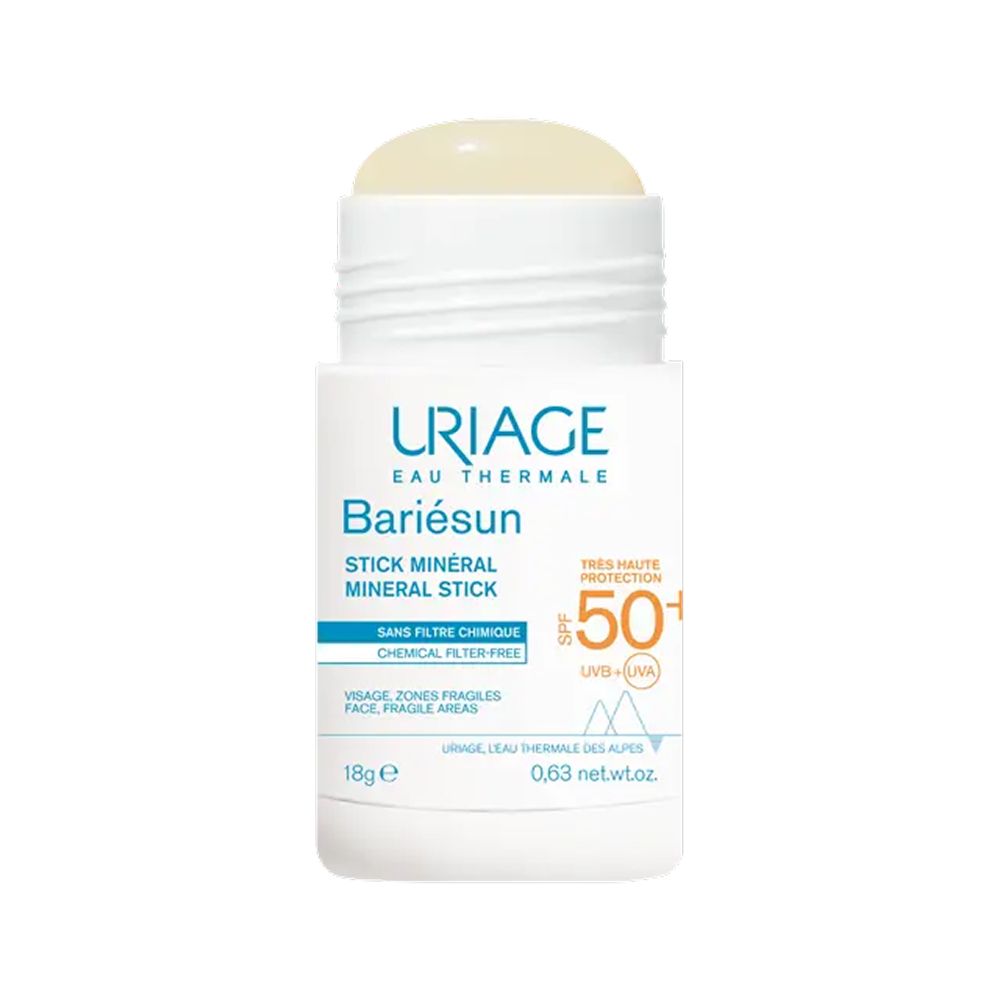 Uriage Bariesun Mineral Stick Минеральный стик для уязвимых зон SPF 50+, 18г