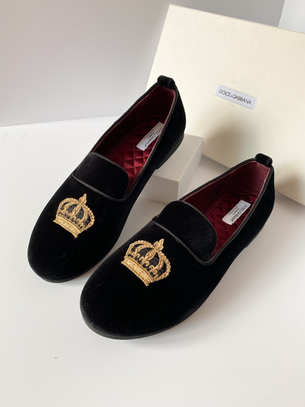 Новые бархатные туфли Dolce&Gabbana, 34,5