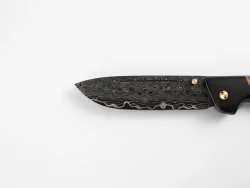 Складной нож "Таежник", сталь дамасский ламинат, комбинированная рукоять