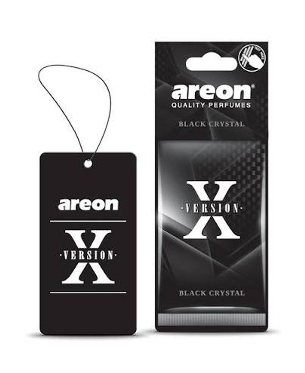 Ароматизаторы для автомобиля AREON X-VERSION Black Crystal   ( 704-AXV-011 / 1/120)